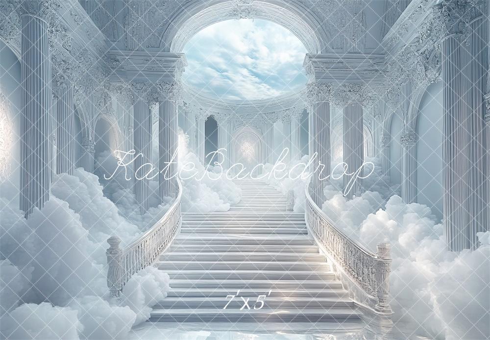 Kate Escalier en cascade Nuage Palais Toile de fond conçue par Mini MakeBelieve - Kate Backdrop FR