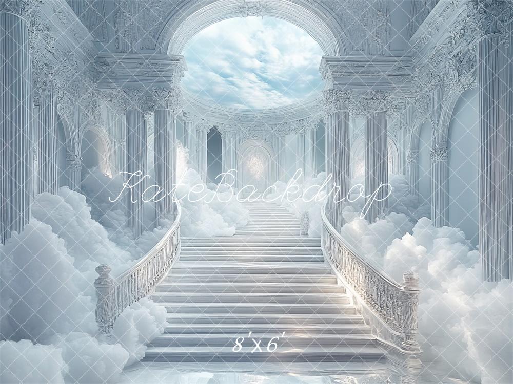 Kate Escalier en cascade Nuage Palais Toile de fond conçue par Mini MakeBelieve - Kate Backdrop FR