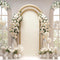 Kate Mariage Fleurs Arche Linge Fenêtre Toile de fond conçue par Mini MakeBelieve - Kate Backdrop FR