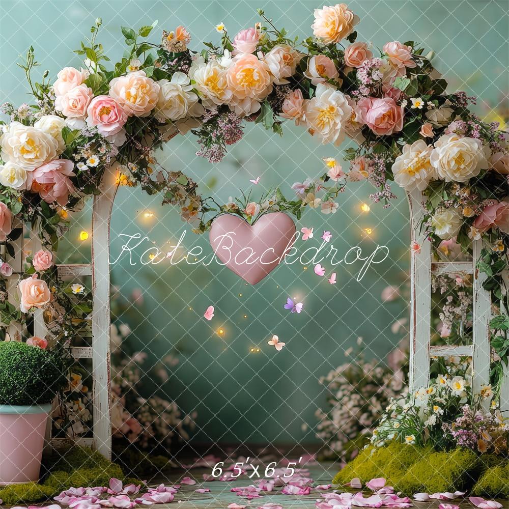 Kate Fleurs Arche Jardin Fée Enfant Toile de fond conçue par Mini MakeBelieve - Kate Backdrop FR