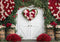 Kate Saint Valentin Roses Grange Porte Toile de fond conçue par Mini MakeBelieve - Kate Backdrop FR