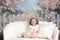 Kate Printemps Fleurs Clôture Coloré Toile de fond conçue par Mini MakeBelieve - Kate Backdrop FR