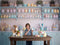 Kate Pâques Cuisine Œufs Étagère Pastel Toile de fond conçue par Emetselch - Kate Backdrop FR