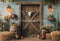 Kate Cowboy Rustique Grange Porte Toile de fond conçue par Emetselch - Kate Backdrop FR