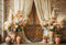 Kate Bohème Floral Rustique Rideau Mariage Toile de fond conçue par Emetselch - Kate Backdrop FR