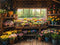 Kate Printemps Boutique de Fleurs Fenêtre Toile de fond conçue par Emetselch - Kate Backdrop FR