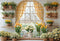 Kate Pâques Lapin Fleurs Fenêtre Rideau Toile de fond conçue par Emetselch - Kate Backdrop FR
