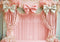 Kate Anniversaire Rose Floral Nœud Rideaux Toile de fond conçue par Patty Roberts - Kate Backdrop FR