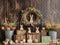 Kate Pâques Oeufs Rustique Floral Vase Toile de fond conçue par Patty Roberts - Kate Backdrop FR