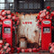 Kate Saint Valentin Station-service Roses Toile de fond conçue par Patty Roberts - Kate Backdrop FR