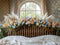 Kate Bohème Fleurs Tête de lit Fenêtre Toile de fond conçue par Mini MakeBelieve - Kate Backdrop FR