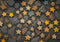 Kate Étoiles Jaune Sol en Pierre Toile de fond conçue par Mini MakeBelieve - Kate Backdrop FR
