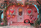 Kate Saint Valentin Plage Camping-car Rose Toile de fond conçue par Mini MakeBelieve - Kate Backdrop FR