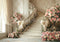 Kate Printemps Domaine Escalier Floral Toile de fond conçue par Mini MakeBelieve - Kate Backdrop FR