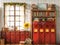 Kate Scolaire Bibliothèque Fenêtre Tournesol Toile de fond conçue par Emetselch - Kate Backdrop FR