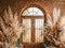 Kate Bohème Floral Porte Mur de briques Toile de fond conçue par Emetselch - Kate Backdrop FR