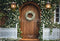 Kate Printemps Lierre Fleurs Porte en bois Toile de fond conçue par Emetselch - Kate Backdrop FR