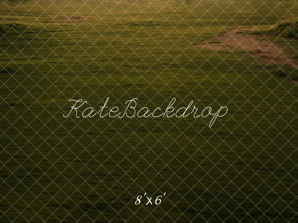 Kate Champ Prairie Vert Sol Toile de fond conçue par Emetselch - Kate Backdrop FR