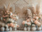 Kate Bohème Floral Vases Fête des Mères Toile de fond conçue par Emetselch - Kate Backdrop FR