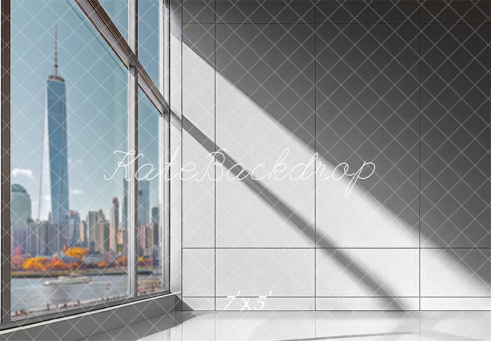 Kate Portrait Immeuble de Bureaux Moderne Toile de fond conçue par Mini MakeBelieve - Kate Backdrop FR