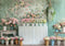 Kate Vintage Printemps Vases Fleurs Toile de fond conçue par Mini MakeBelieve - Kate Backdrop FR