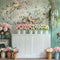 Kate Vintage Printemps Vases Fleurs Toile de fond conçue par Mini MakeBelieve - Kate Backdrop FR