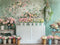 Kate Vintage Printemps Vases Fleurs Toile de fond conçue par Mini MakeBelieve - Kate Backdrop FR