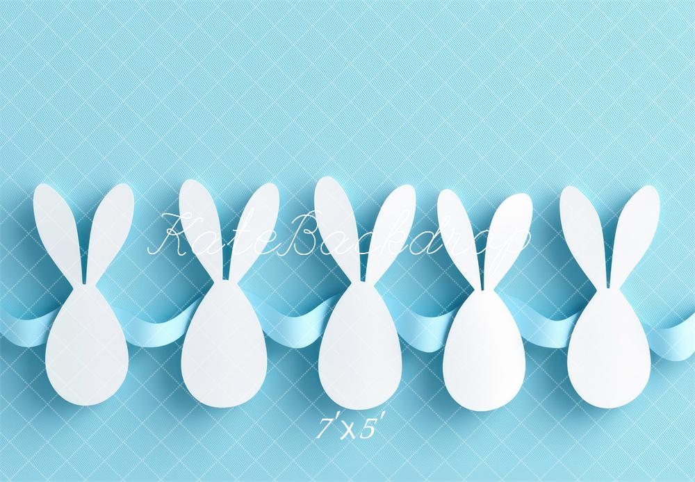 Kate Pâques Illustration Lapin Œufs Toile de fond conçue par Mini MakeBelieve - Kate Backdrop FR