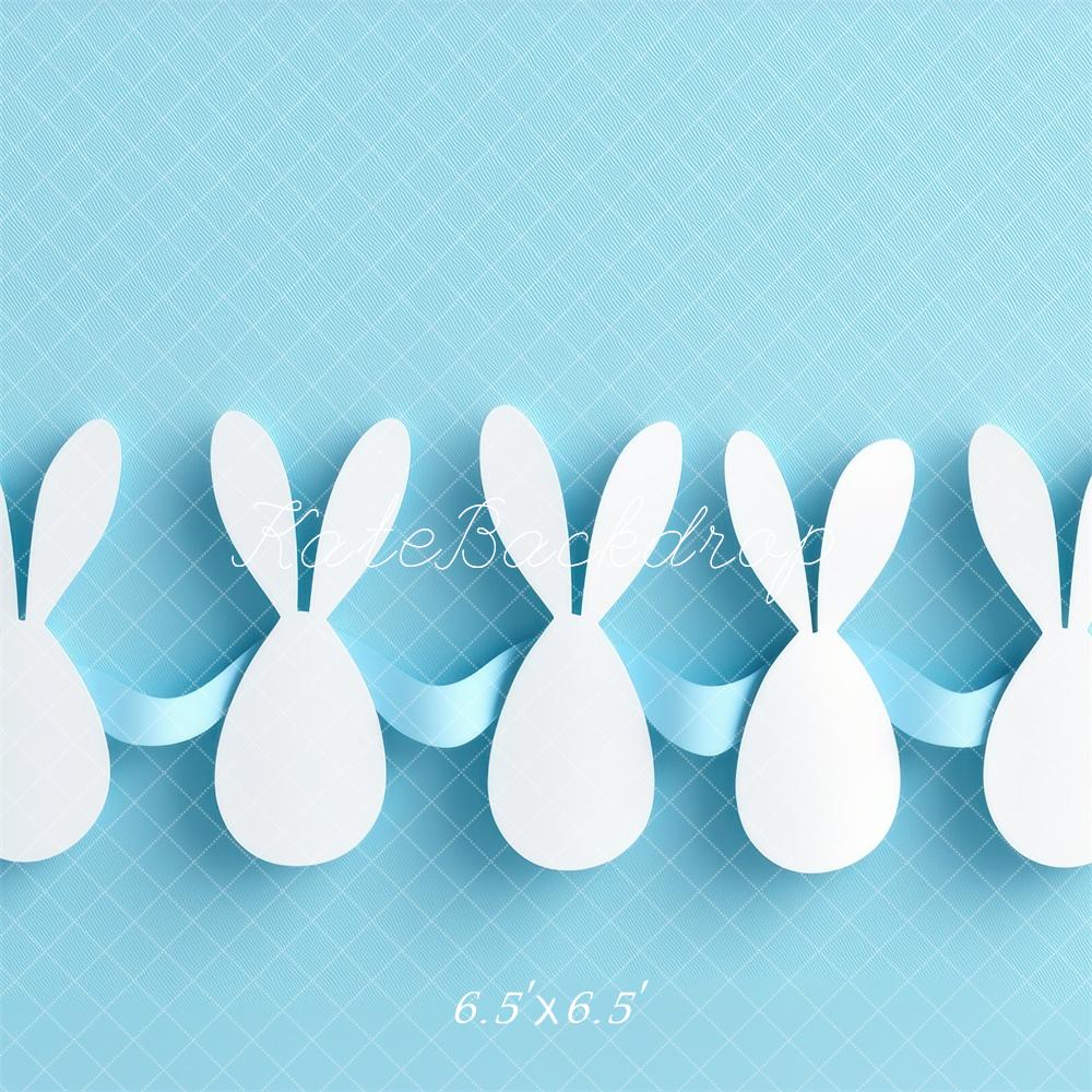 Kate Pâques Illustration Lapin Œufs Toile de fond conçue par Mini MakeBelieve - Kate Backdrop FR