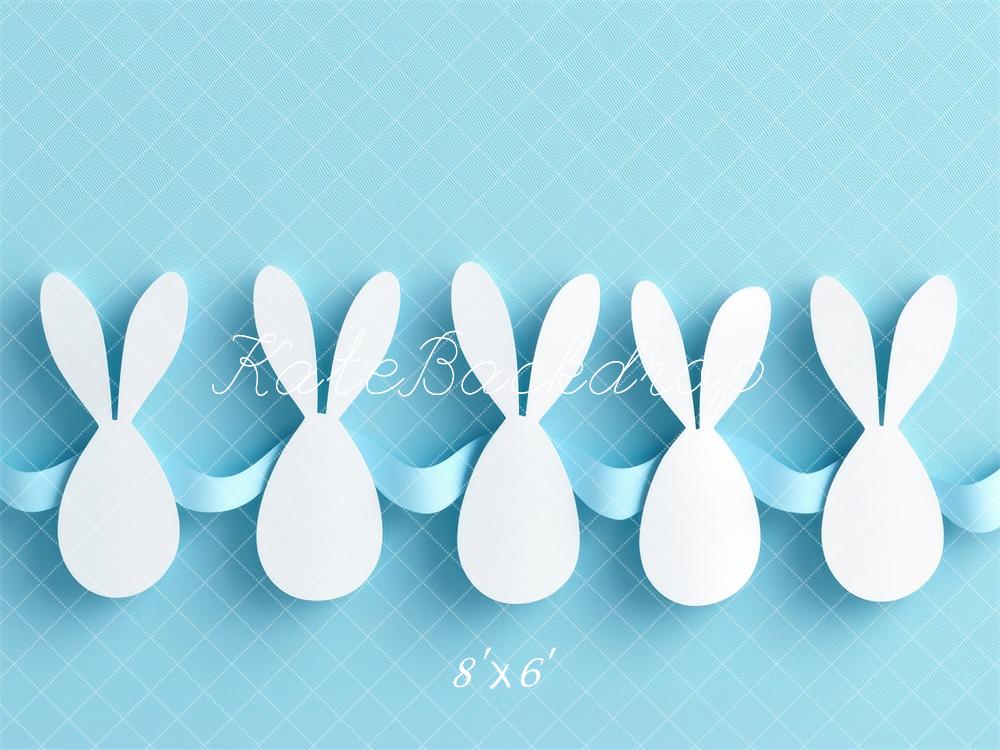 Kate Pâques Illustration Lapin Œufs Toile de fond conçue par Mini MakeBelieve - Kate Backdrop FR