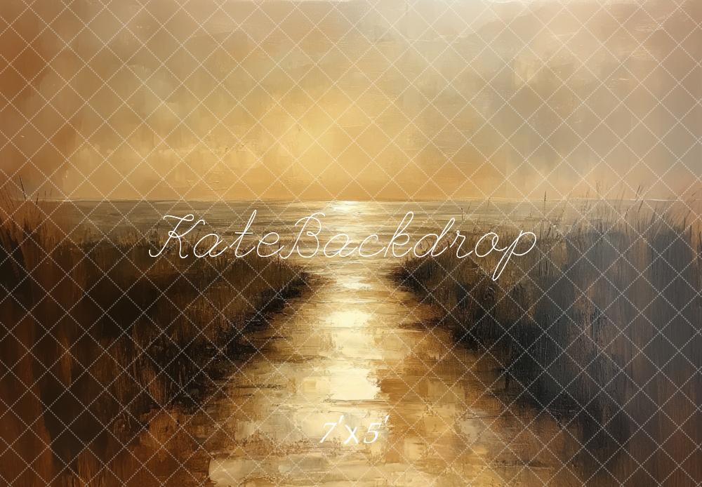 Kate Beaux-arts Lever de soleil Lac Toile de fond conçue par Mini MakeBelieve - Kate Backdrop FR