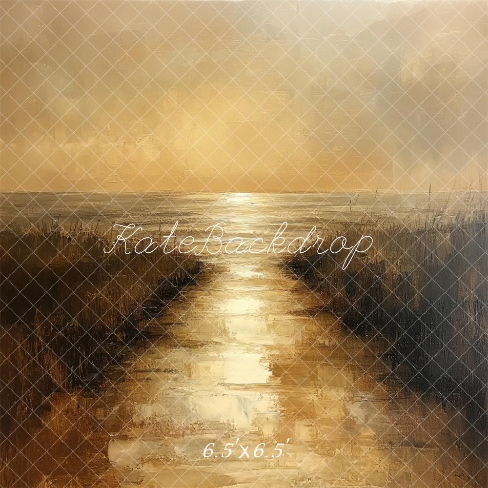 Kate Beaux-arts Lever de soleil Lac Toile de fond conçue par Mini MakeBelieve - Kate Backdrop FR