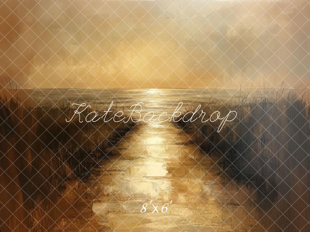 Kate Beaux-arts Lever de soleil Lac Toile de fond conçue par Mini MakeBelieve - Kate Backdrop FR