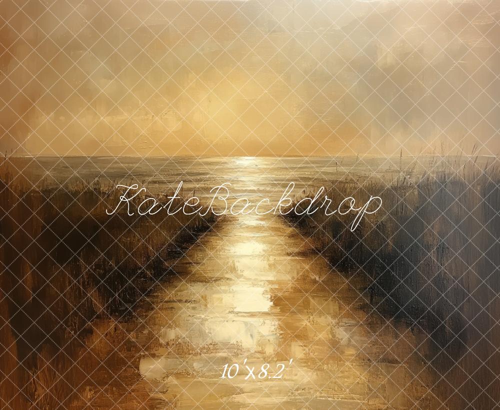 Kate Beaux-arts Lever de soleil Lac Toile de fond conçue par Mini MakeBelieve - Kate Backdrop FR