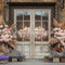 Kate Bohème Rustique Fleur Vintage Porte Toile de fond conçue par Mini MakeBelieve - Kate Backdrop FR