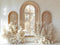 Kate Bohème Arche Fenêtre Herbe des Pampas Toile de fond conçue par Mini MakeBelieve - Kate Backdrop FR