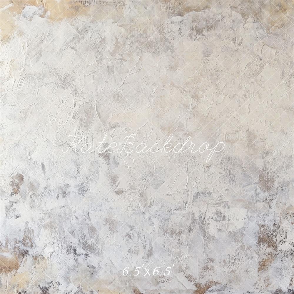 Kate Abstrait Neutre Blanc Sol Toile de fond conçue par Mini MakeBelieve - Kate Backdrop FR