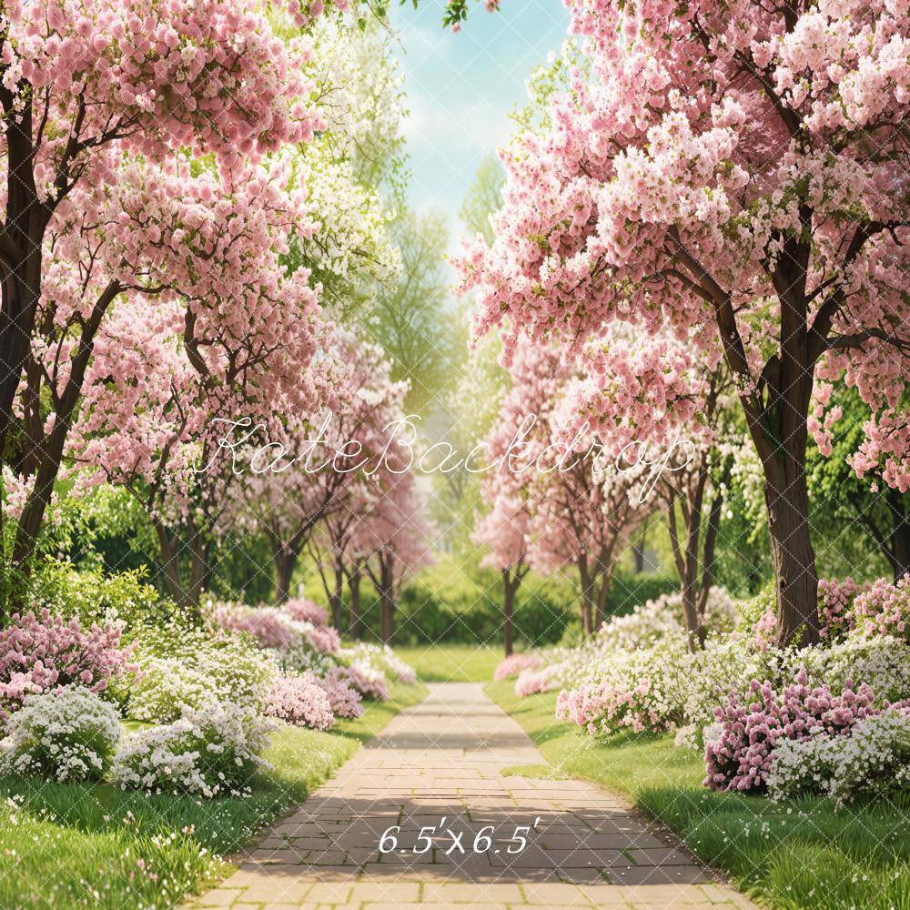PROMO Kate Printemps Fleur de cerisier Chemin Toile de fond conçue par Emetselch - Kate Backdrop FR