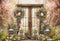 Kate Pâques Lapin Printemps Fleurs Porte Toile de fond conçue par Emetselch - Kate Backdrop FR