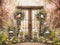 Kate Pâques Lapin Printemps Fleurs Porte Toile de fond conçue par Emetselch - Kate Backdrop FR