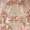 Kate Fleurs Rose Mariage Rideaux Élégant Toile de fond conçue par Emetselch - Kate Backdrop FR
