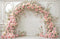 Kate Fleur Rose Arche Mariage Mur Rétro Toile de fond conçue par Emetselch - Kate Backdrop FR