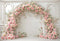 Kate Fleur Rose Arche Mariage Mur Rétro Toile de fond conçue par Emetselch - Kate Backdrop FR