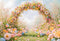 Kate Pâques Printemps Œuf Fleur Arche Extérieur Toile de fond conçue par Emetselch - Kate Backdrop FR
