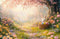 Kate Pâques Lapin Fleurs Cerisier Chemin Toile de fond conçue par Emetselch - Kate Backdrop FR