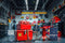 Kate Garage Outils Rouge Atelier Toile de fond conçue par Laura Bybee - Kate Backdrop FR