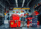 Kate Garage Outils Rouge Atelier Toile de fond conçue par Laura Bybee - Kate Backdrop FR