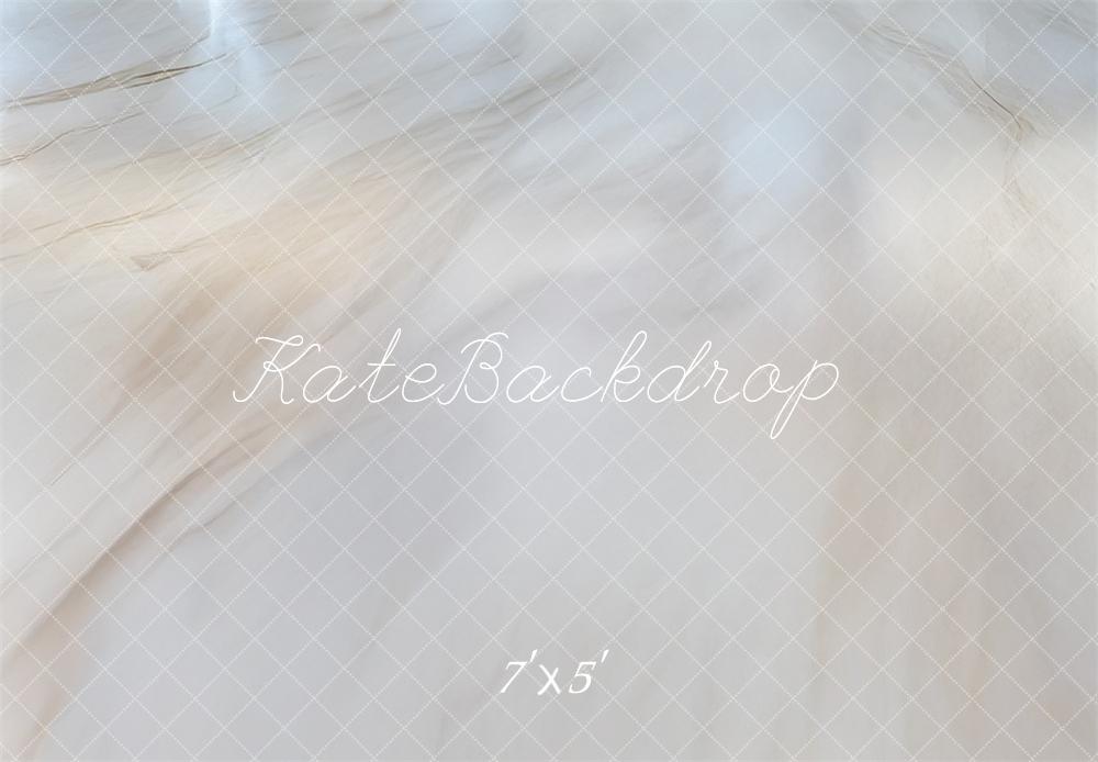 Kate Marbre Doux Dégradé Blanc Sol Toile de fond conçue par Mini MakeBelieve - Kate Backdrop FR