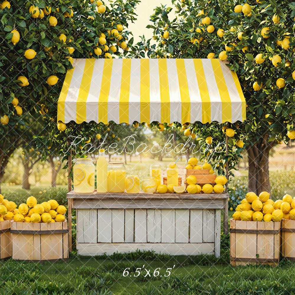 Kate Été Stand de Citron Verger Toile de fond conçue par Emetselch - Kate Backdrop FR