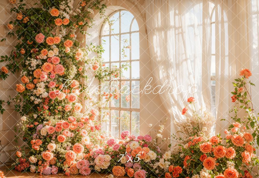 Kate Printemps Fleur Fenêtre Lumière du soleil Toile de fond conçue par Emetselch - Kate Backdrop FR